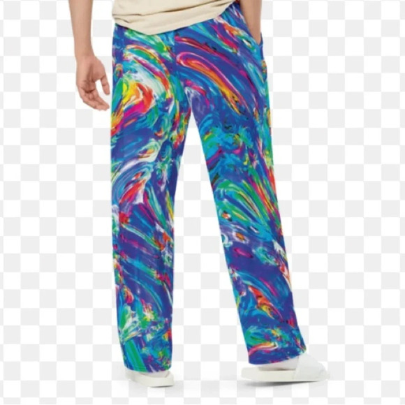 Anthropologie Everly Paint splatter pants with pockets size medium - Picture 11 of 13